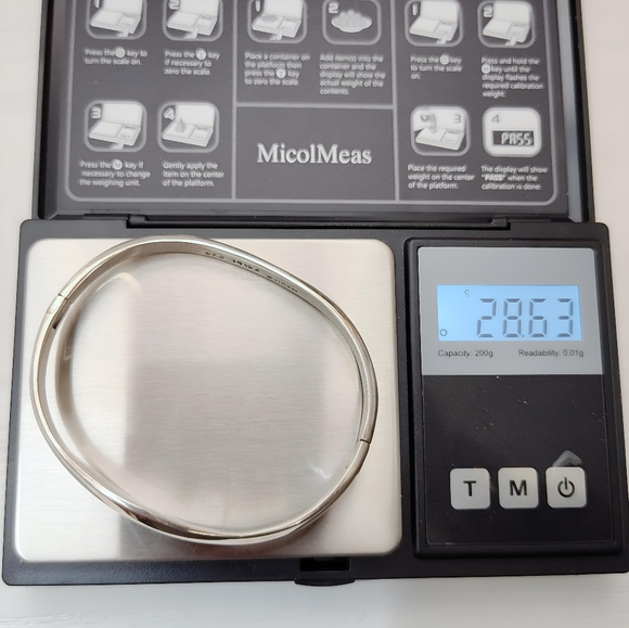 Vintage TAXCO Sterling Silver Hinged Bracelet Brown/black Jasper Inlay Unisex - Picture 12 of 13